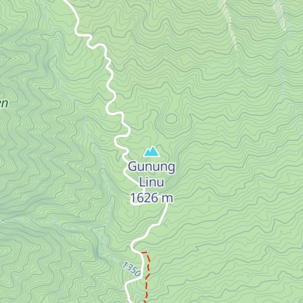 Map of Gunung Linu