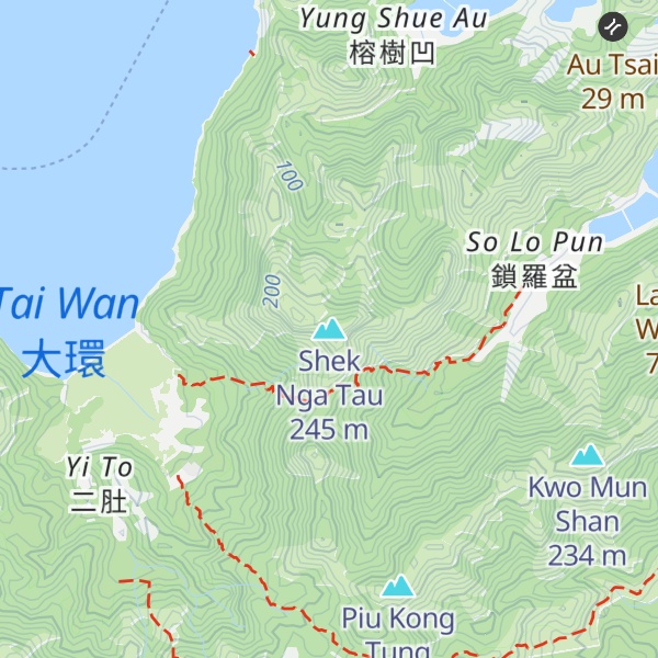 Map of Shek Nga Tau