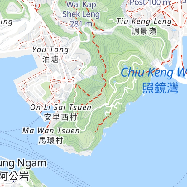 Map of Devil's Peak