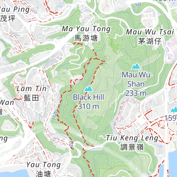Map of Black Hill