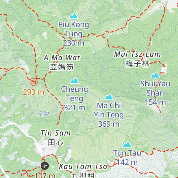 Map of Ngau Wu Tung