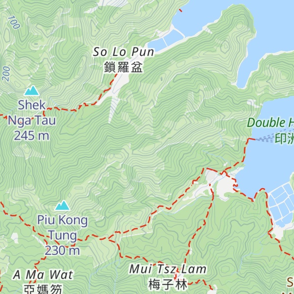 Map of Kwo Mun Shan