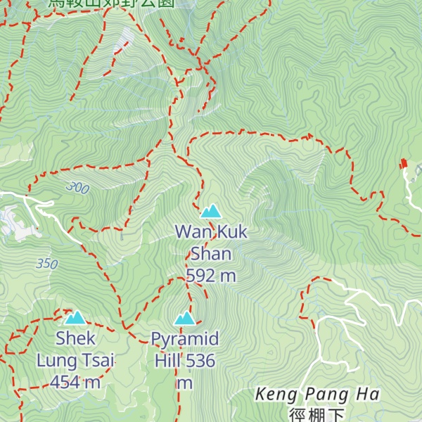Map of Wan Kuk Shan