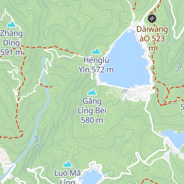 Map of Gǎng Lǐng Bèi