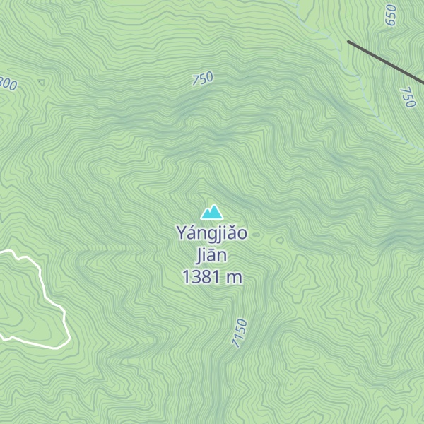 Map of Yángjiǎo Jiān