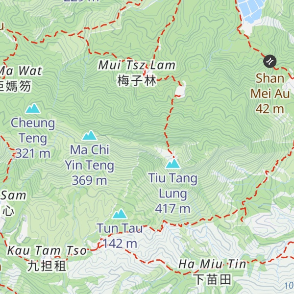 Map of Yuen Tau Tung