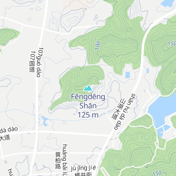 Map of Fēngdēng Shān