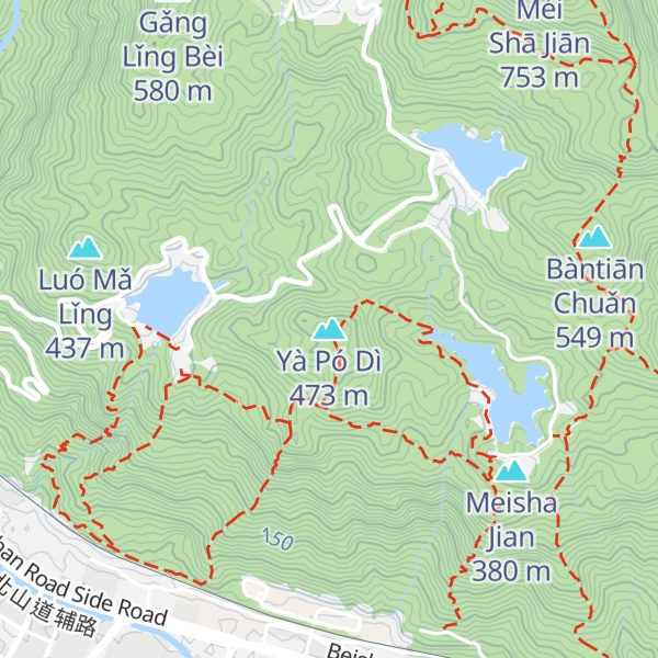 Map of Yà Pó Dì
