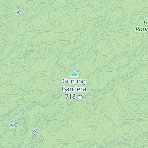 Map of Gunung Bandera
