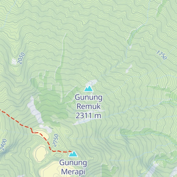 Map of Gunung Remuk