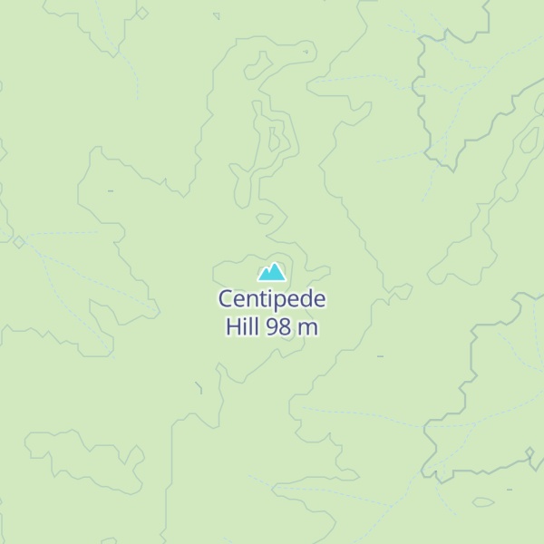 Map of Centipede Hill