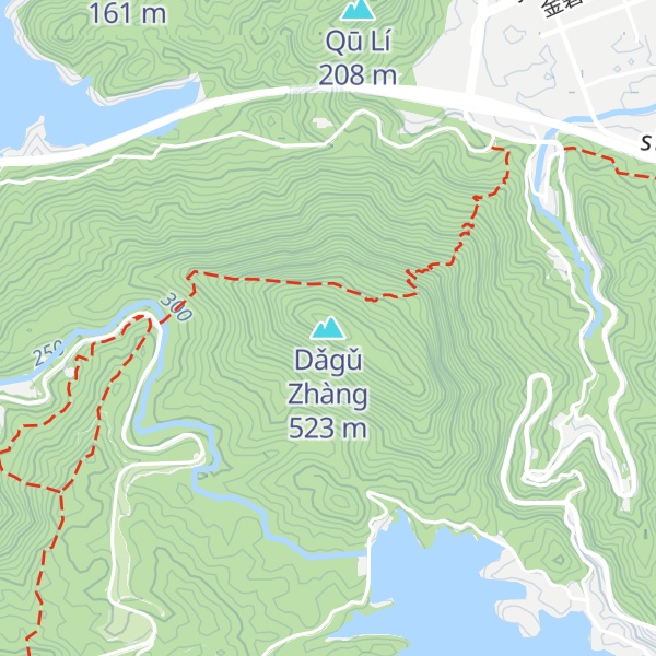 Map of Dǎgǔ Zhàng