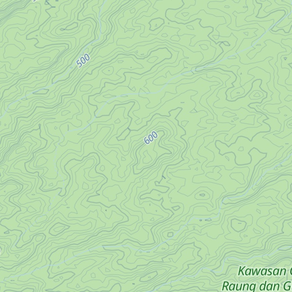 Map of Gunung Malang