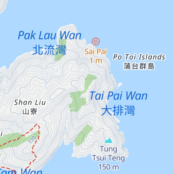 Map of Tung Tau Teng