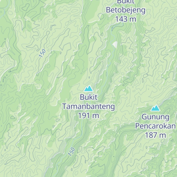 Map of Bukit Tamanbanteng