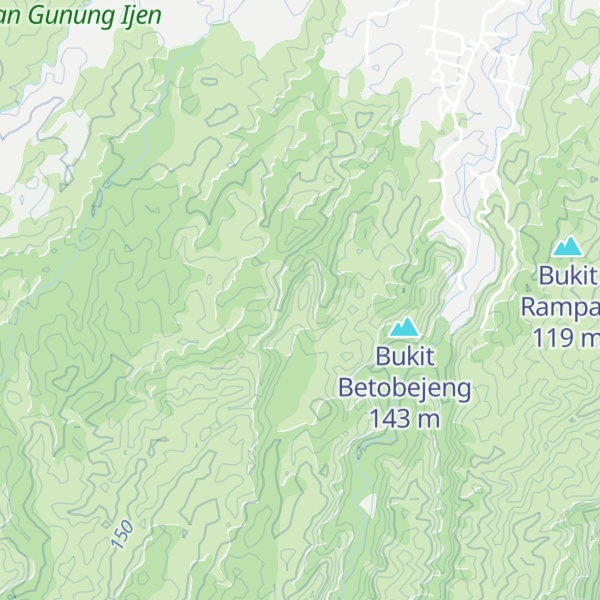 Map of Bukit Pandire