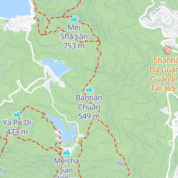 Map of Bàntiān Chuǎn