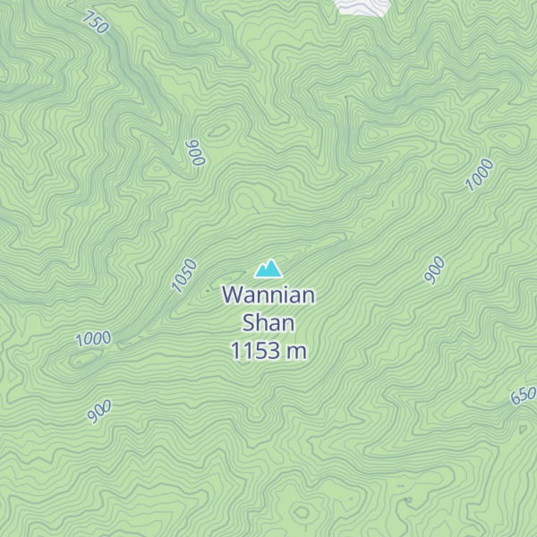 Map of Wannian Shan