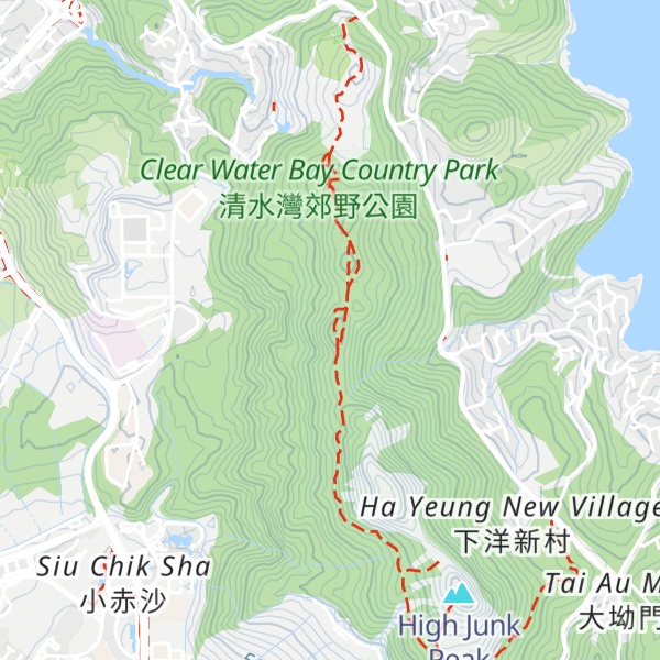 Map of Ha Yeung Shan