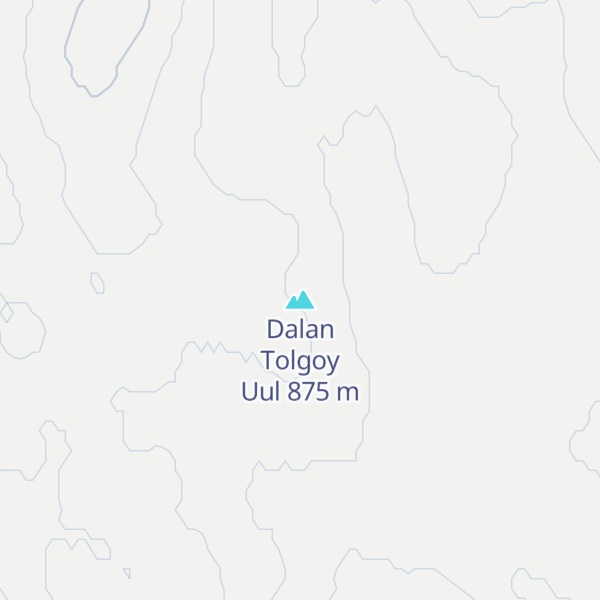 Map of Dalan Tolgoy Uul