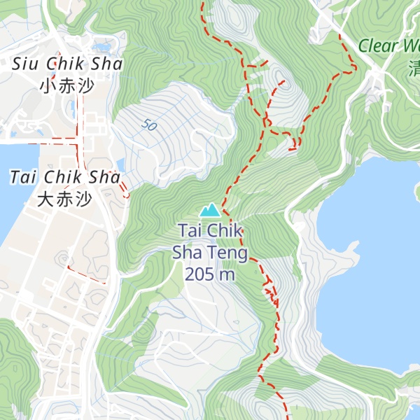 Map of Tai Chik Sha Teng