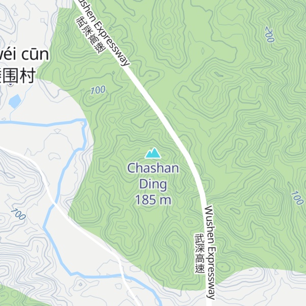 Map of Chashan Ding