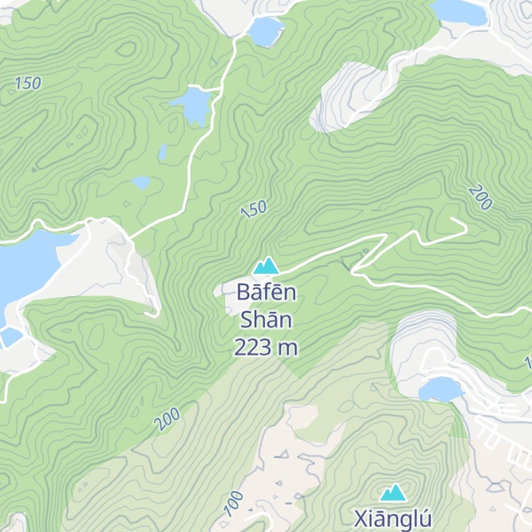 Map of Bāfēn Shān