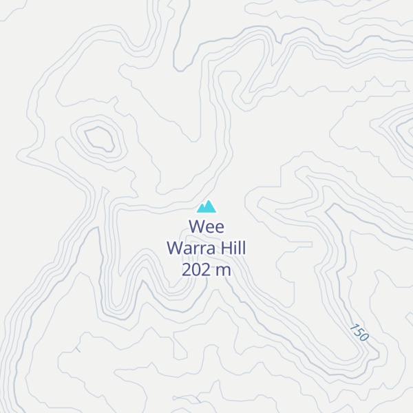Map of Wee Warra Hill