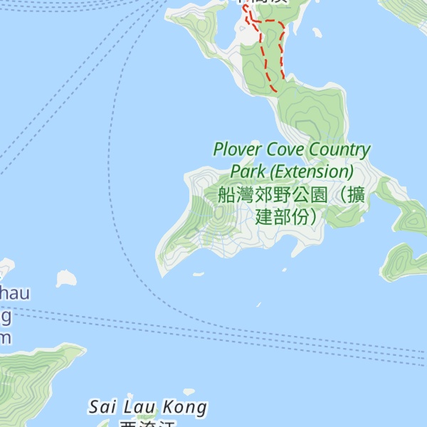 Map of Wong Fong Shan