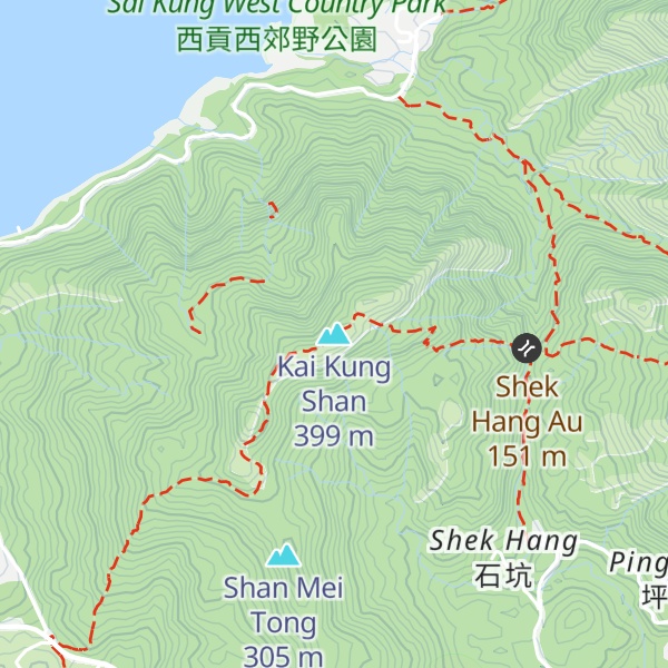 Map of Kai Kung Shan
