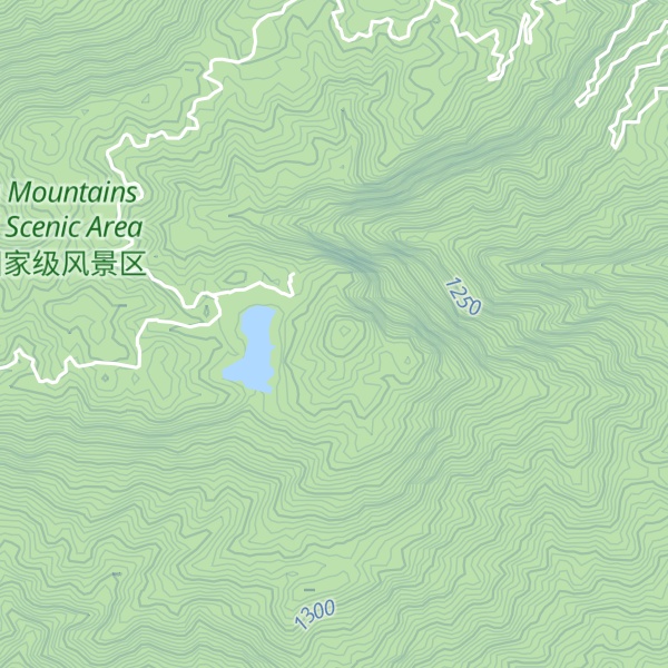 Map of Míngyuè Shān