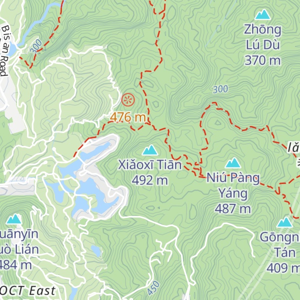 Map of Xiǎoxī Tiān