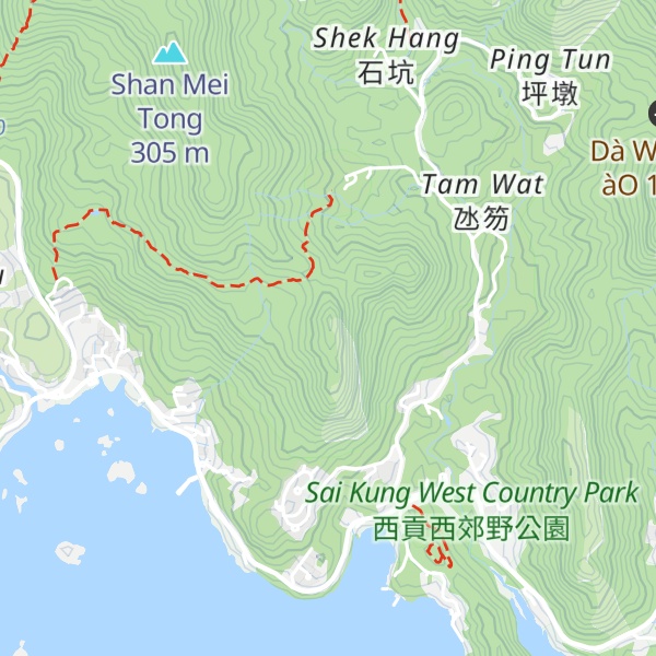 Map of Tit Chi Shan