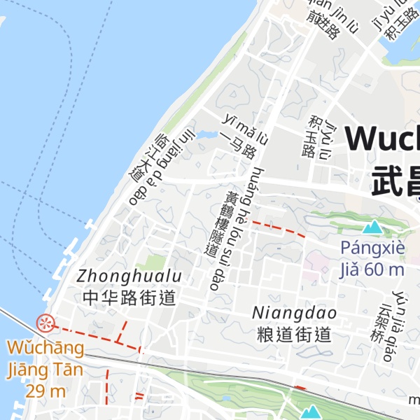 Map of Fènghuáng Shān