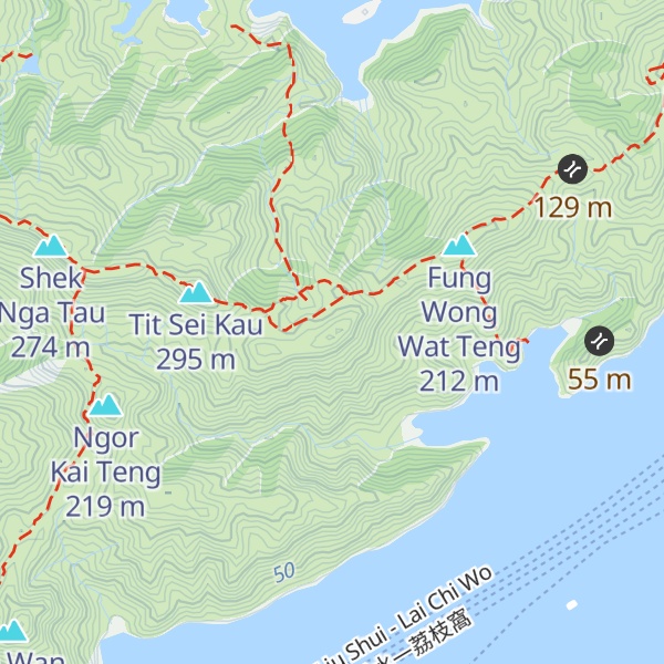 Map of Fung Wong Tau