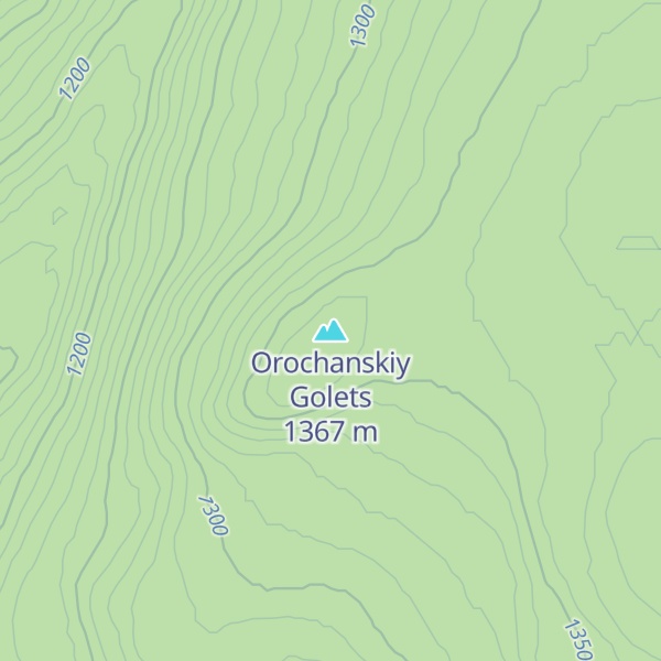 Map of Orochanskiy Golets