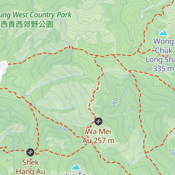 Map of Wa Mei Shan
