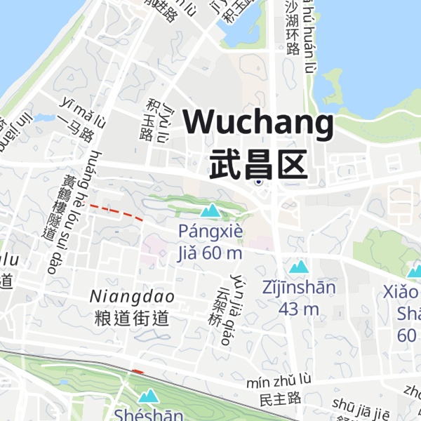 Map of Pángxiè Jiǎ