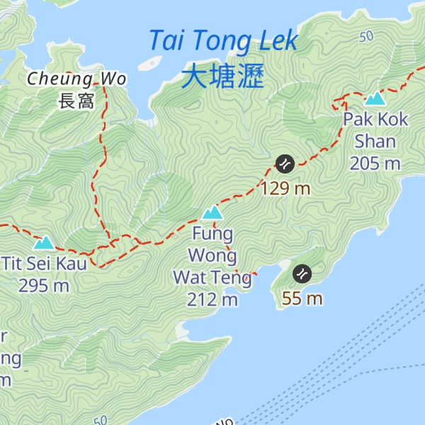 Map of Fung Wong Wat Teng