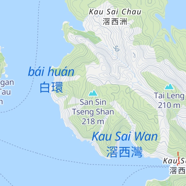 Map of San Sin Tseng Shan