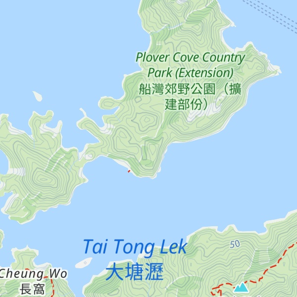 Map of Ngau Shi Shan