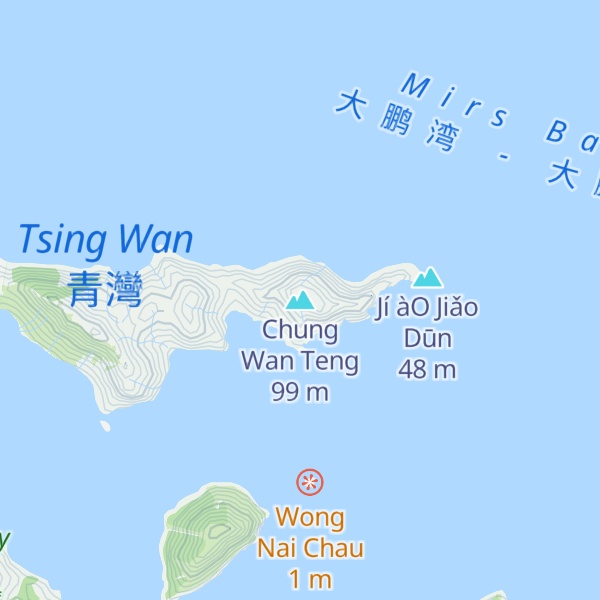 Map of Chung Wan Teng