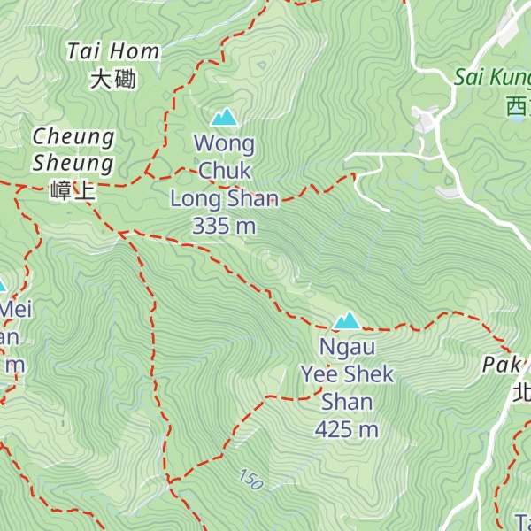 Map of Ngam Tau Shan