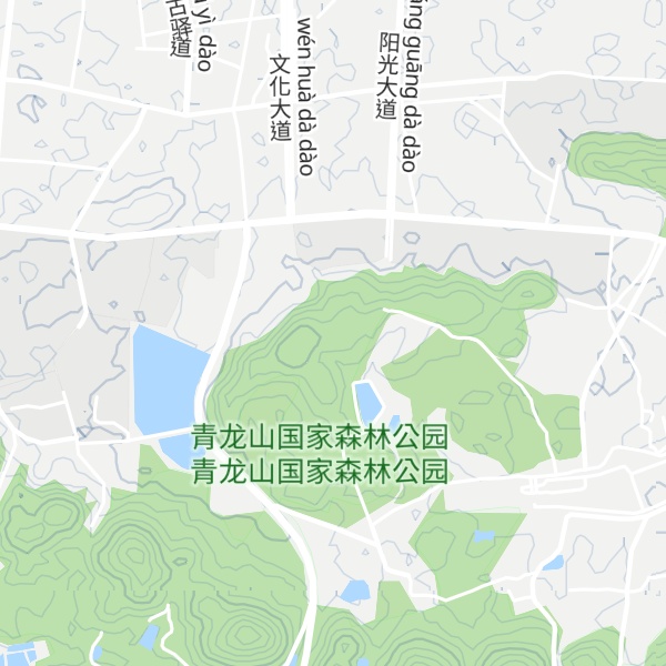 Map of Qīnglóng Shān