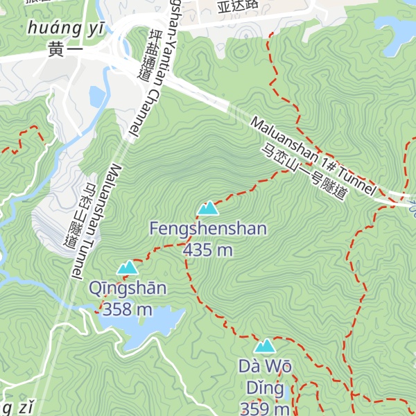 Map of Fengshenshan