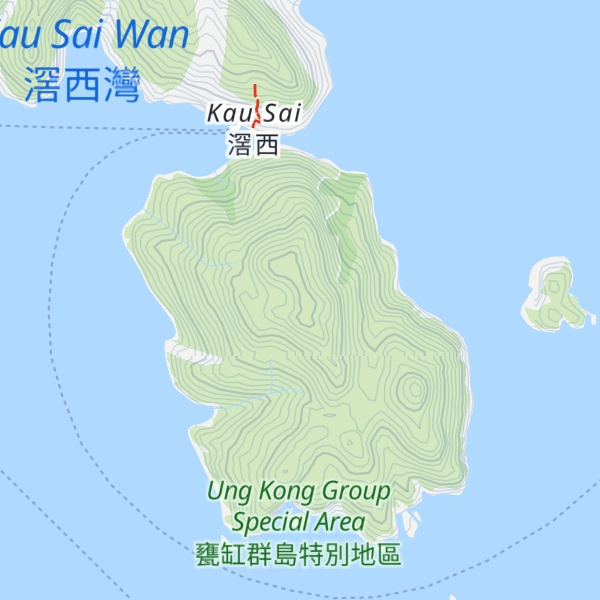 Map of Tiu Chung Tai Shan