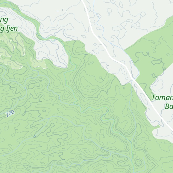 Map of Gunung Dewawulan