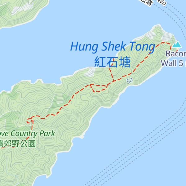 Map of Ngong Chong Shan