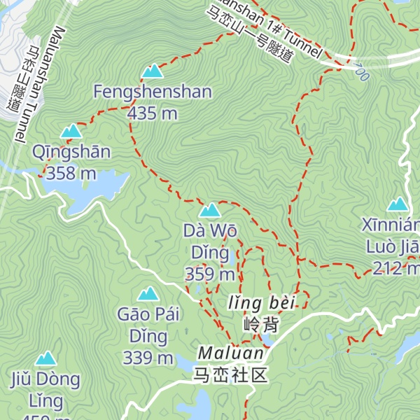 Map of Dà Wō Dǐng