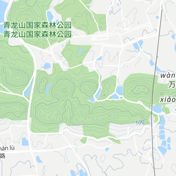 Map of Shí Rén Shān